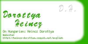 dorottya heincz business card